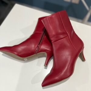 Dolce Vita Red 2” Heeled Boots